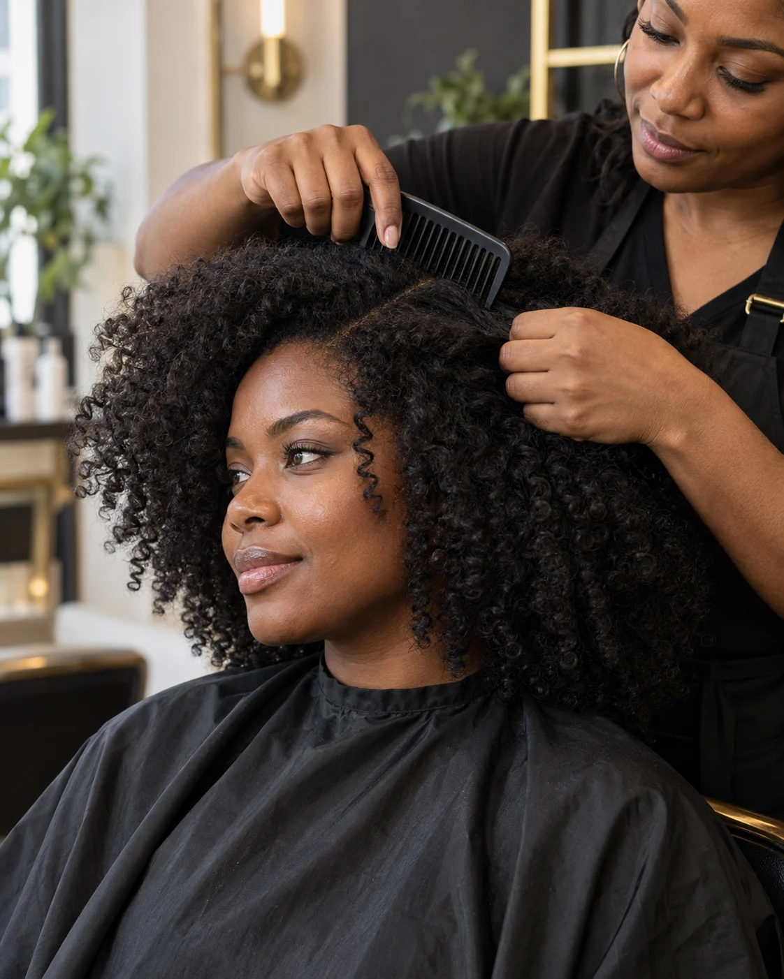 A considered finish for natural curls